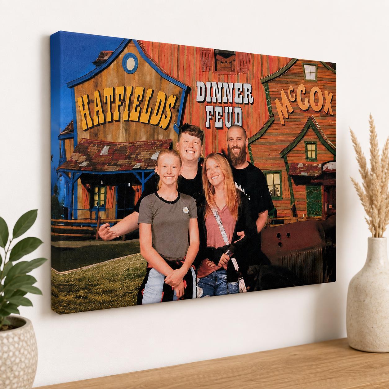 Custom Photo Canvas Print Canvas Print — alternate angle