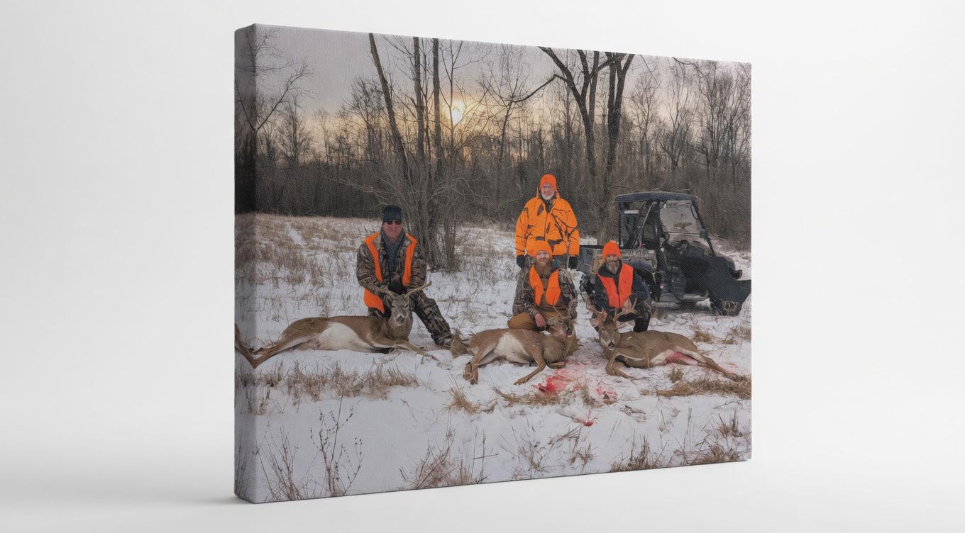 Custom Photo Canvas Print Canvas Print — alternate angle