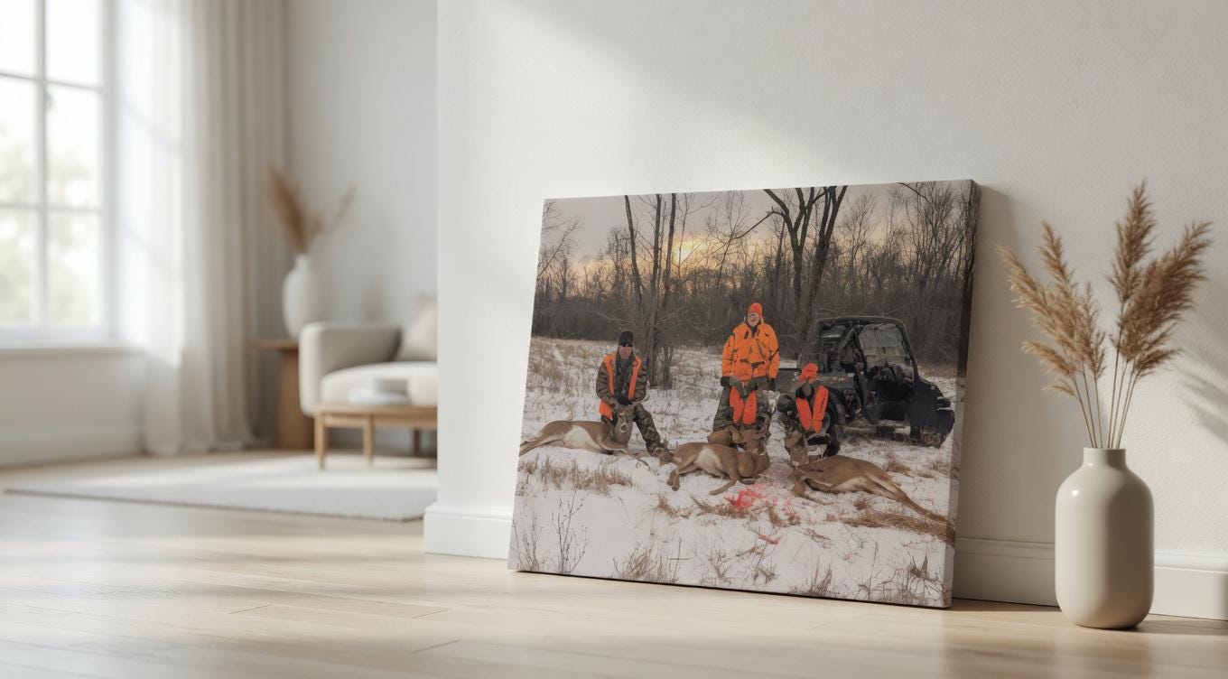 Custom Photo Canvas Print Canvas Print — alternate angle