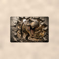 T Rex Dinosaur Metal Wall Art, 3D Breakthrough Aluminum Sign, Prehistoric Room Decor Gift