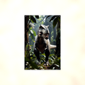 T-Rex Jungle Roar - Dinosaur Metal Sign 8x12 & 12x18, Aluminum Kids Room Decor — Full product view