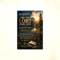 The Righteous Cry Out, And The Lord Hears Them - Psalm 34:17-18, Christian Metal Sign 8x12 & 12x18 — Full product view