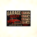 Garage Rules - Bring Snacks, Violators Towed, Funny Metal Sign 8x12 & 12x18 — Full product view