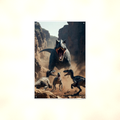Predator Dinosaur and Raptor Pack, Canyon Scene - Metal Sign 8x12 & 12x18 — Full product view