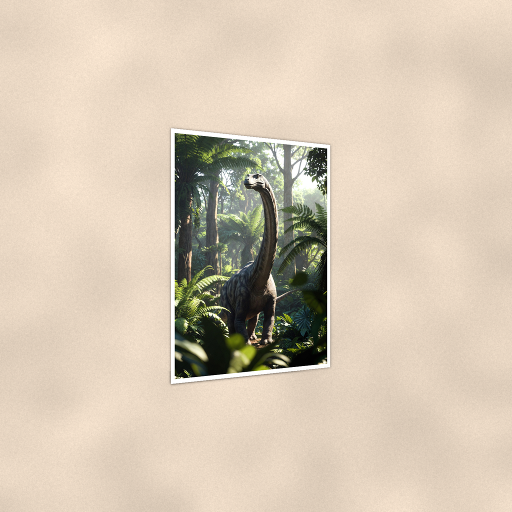Long Neck Dinosaur Jungle Walk - Poster 16x24 & 24x36 — Print detail