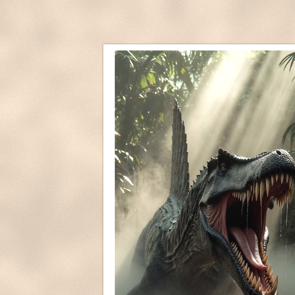 Spinosaurus Swamp Roar - Dinosaur Poster 16x24 & 24x36 — Context view