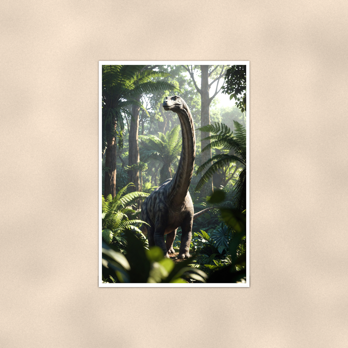 Long Neck Dinosaur Jungle Walk - Poster 16x24 & 24x36 — Full product view
