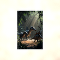 Spinosaurus River Pack - Dinosaur Metal Sign 8x12 & 12x18, Aluminum Decor — Full product view