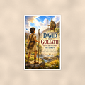 David And Goliath - 1 Samuel 17:47, Christian Poster 16x24 & 24x36 — Full product view