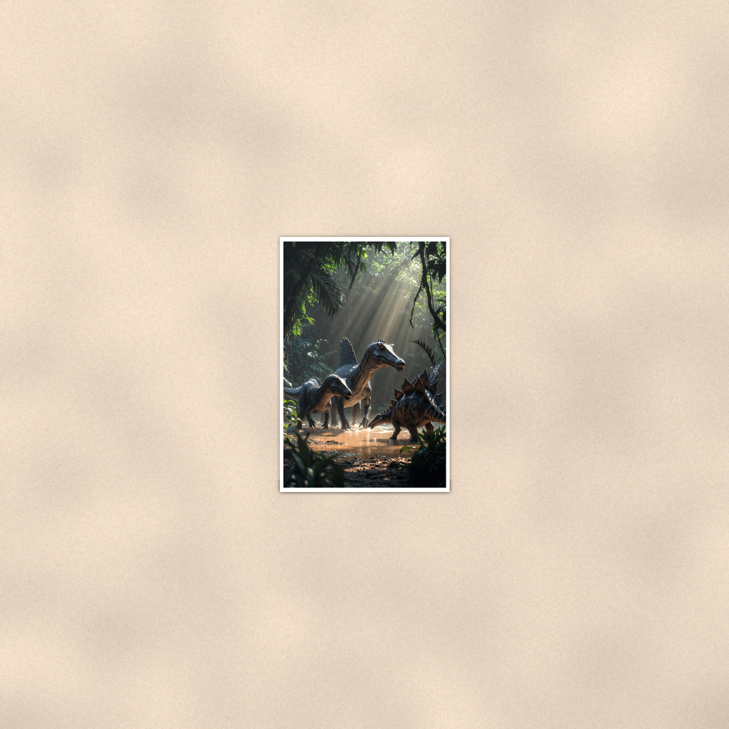 Spinosaurus River Pack - Dinosaur Poster 16x24 & 24x36 — Room display