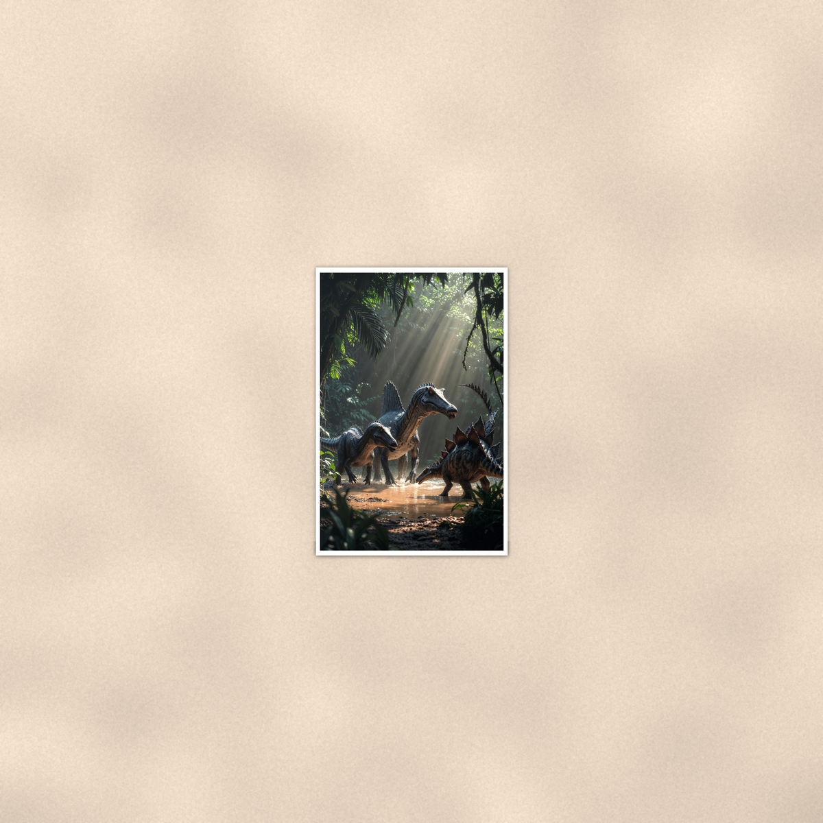 Spinosaurus River Pack - Dinosaur Poster 16x24 & 24x36 — Room display