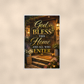 God Bless This Home And All Who Enter - Christian Poster 16x24 & 24x36 — Full product view
