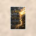 The Lord Himself Goes Before You - Deuteronomy 31:8, Christian Poster 16x24 & 24x36 — Full product view