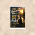 You Will Keep In Perfect Peace - Isaiah 26:3, Christian Poster 16x24 & 24x36 — Full product view