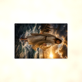 Jesus Walking On Water - Christian Metal Sign 8x12 & 12x18 — Full product view