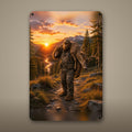 Tree Stand Buck Bigfoot Aluminum Sign Bigfoot Aluminum Sign — front view on white background