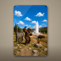 Yellowstone Bigfoot Aluminum Sign Bigfoot Aluminum Sign — front view on white background