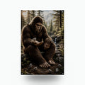Gentle Giant Bigfoot Metal Sign Bigfoot Aluminum Sign — front view on white background