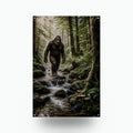 Mossy Creek Bigfoot Metal Sign Bigfoot Aluminum Sign — front view on white background