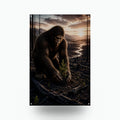 Dawn Creek Bigfoot Metal Sign Bigfoot Aluminum Sign — front view on white background