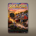 Rockport Metal Wall Art, Aluminum Sign, Massachusetts Coastal Decor, Beach Town Wall Hanging, Nautical Gift