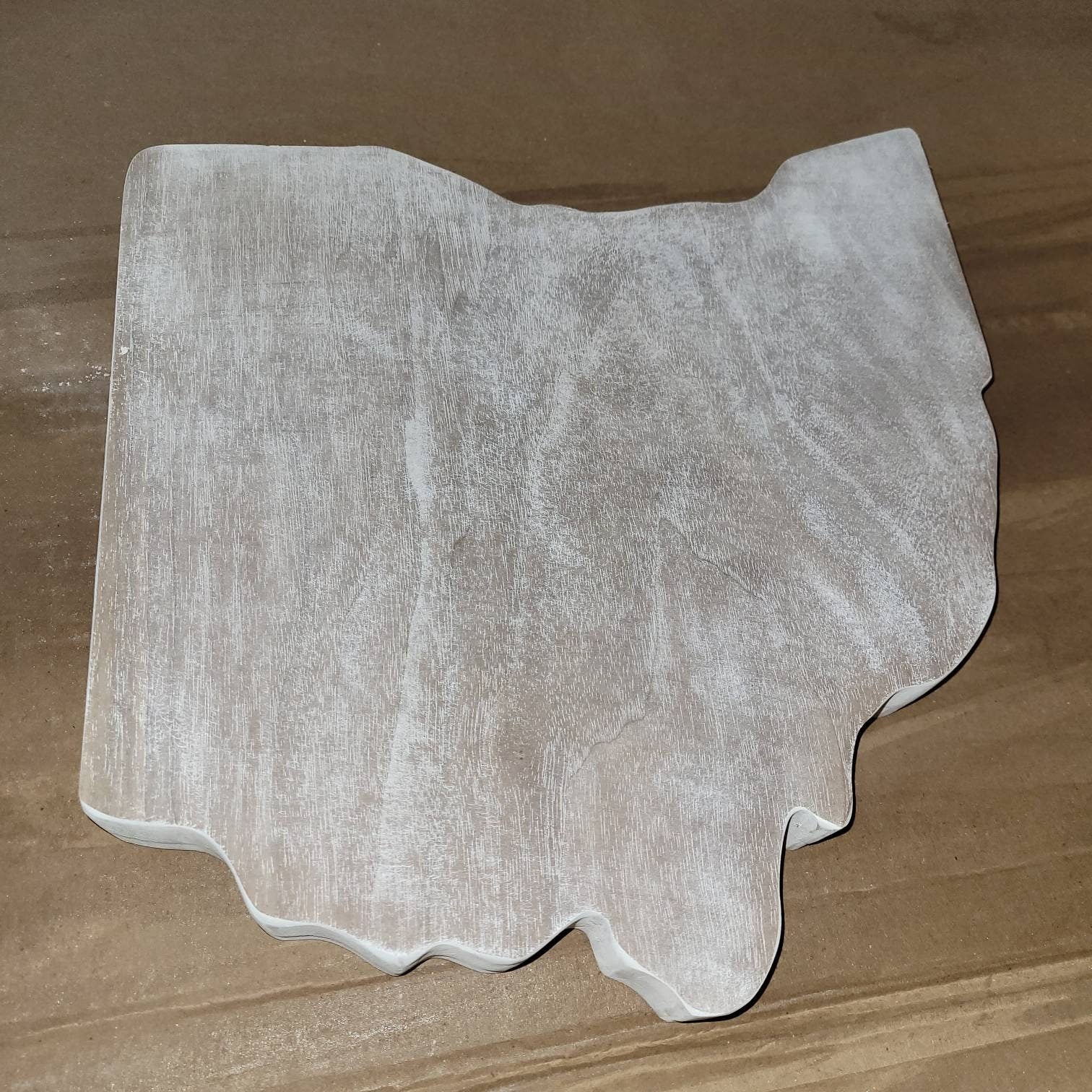 Ohio State Wood Sign: Farmhouse Home Decor Wood Sign — lifestyle setting