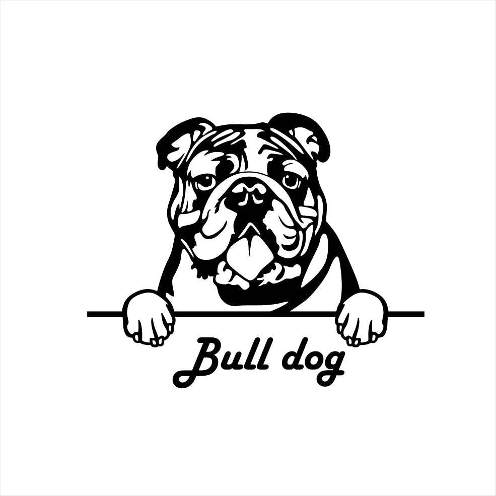 Shar Pei Mastiff Bulldog Metal Dog Art Metal Dog Sign — lifestyle setting