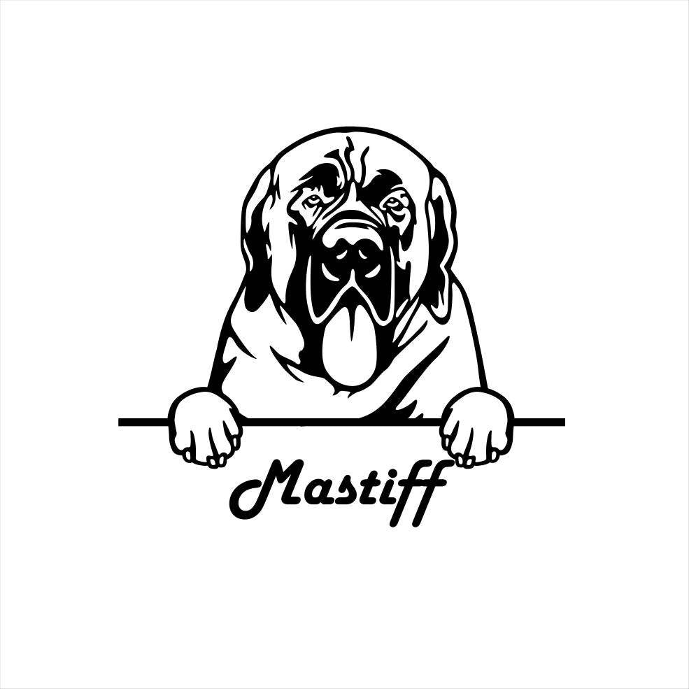 Shar Pei Mastiff Bulldog Metal Dog Art Metal Dog Sign — alternate angle