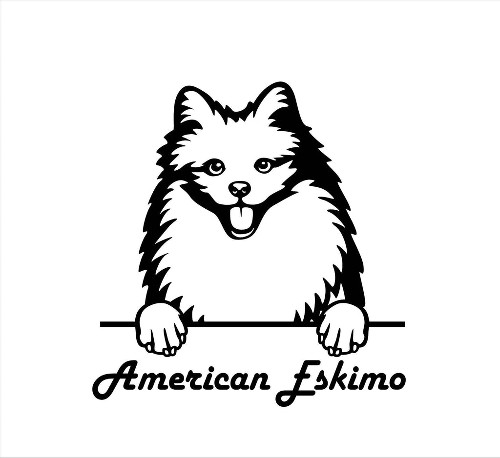 Cocker Spaniel Pomeranian Fox Terrier Dog Art Metal Dog Sign — lifestyle setting