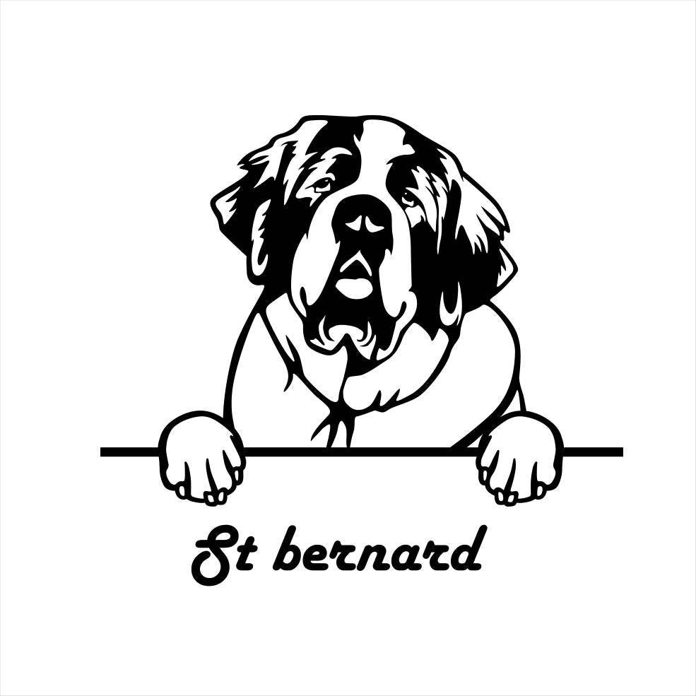 Dog Breed Metal Wall Art Metal Dog Sign — lifestyle setting