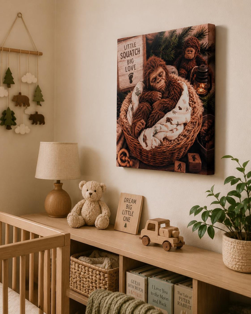 Bigfoot Baby Canvas Print Canvas Print — alternate angle