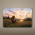 Mother S Day Bigfoot Aluminum Sign Bigfoot Aluminum Sign — front view on white background