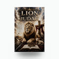 Lion of Judah Christian Metal Sign Aluminum Sign — front view on white background