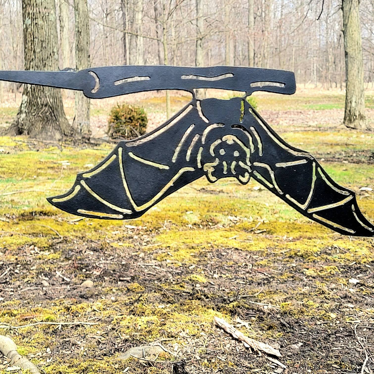 Bat Metal Garden Stake Metal Garden Stake — alternate angle