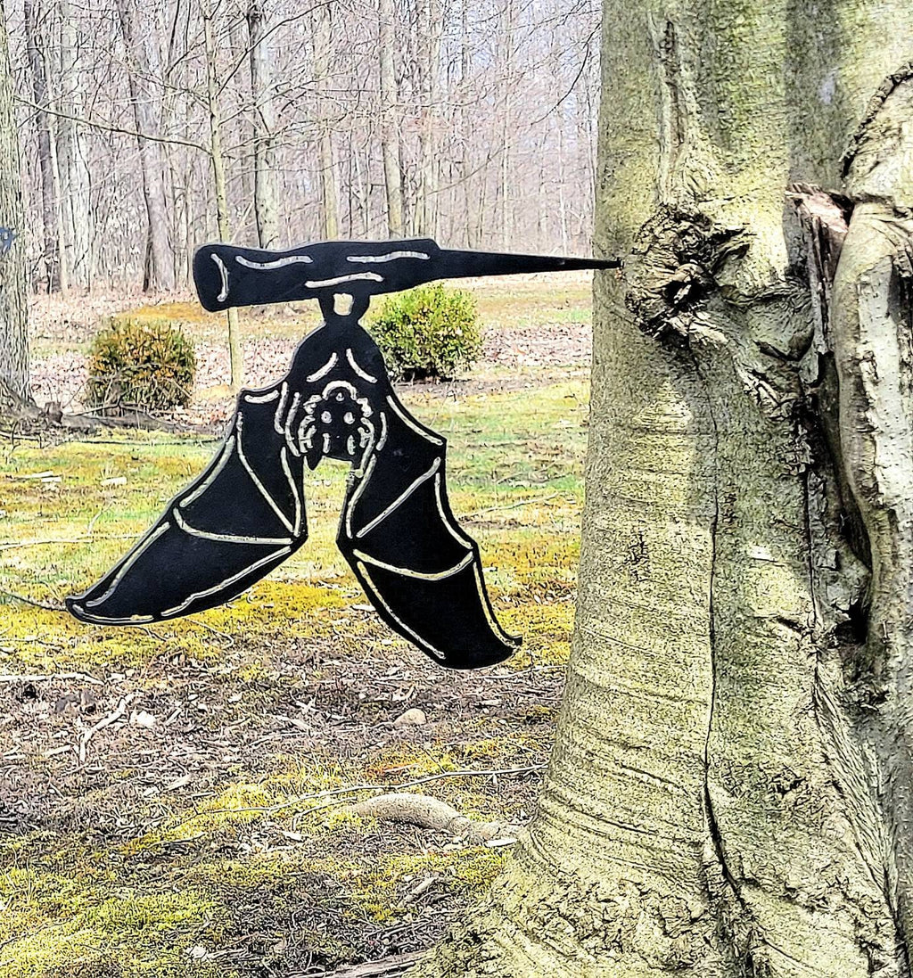 Bat Metal Garden Stake Metal Garden Stake — alternate angle