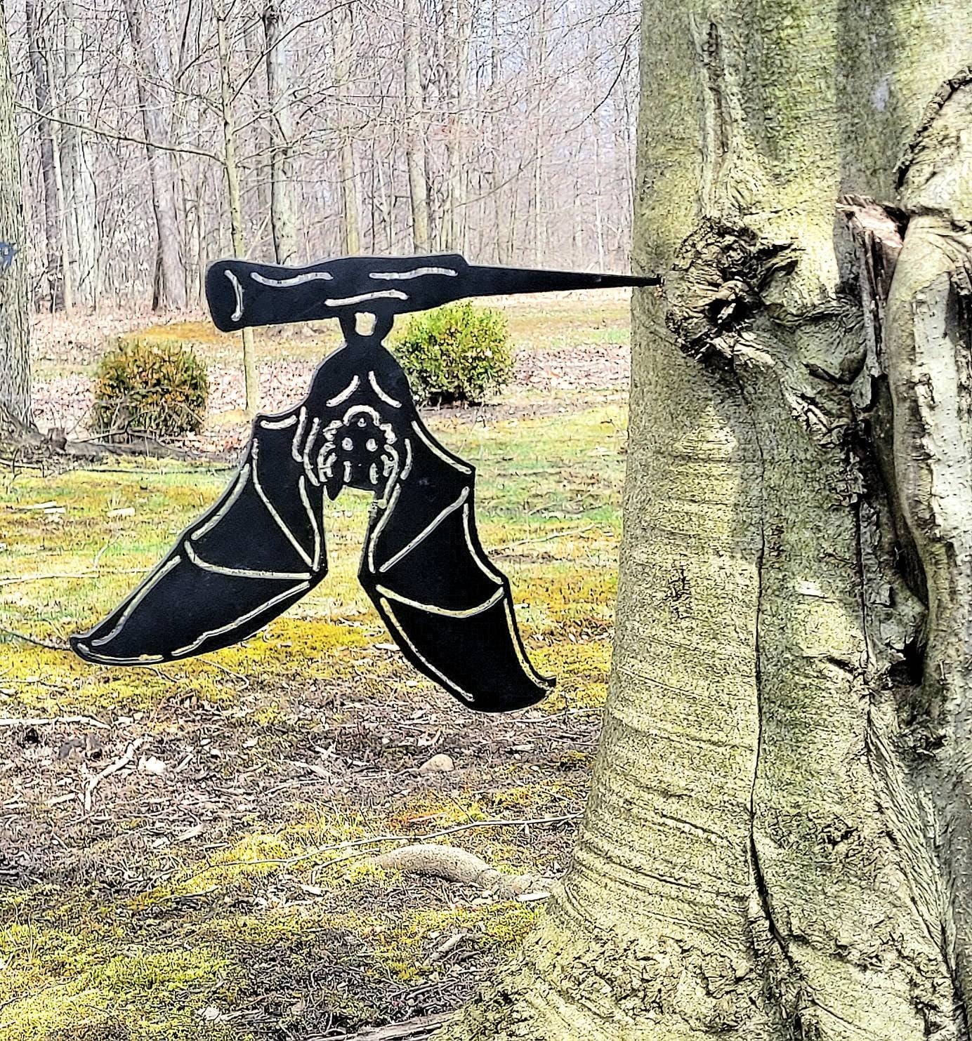 Bat Metal Garden Stake Metal Garden Stake — alternate angle