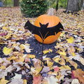 Spooky Bat Metal Garden Stake Metal Garden Stake — front view on white background