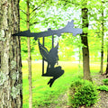 Garden Fairy Metal Garden Stake Metal Garden Stake — front view on white background