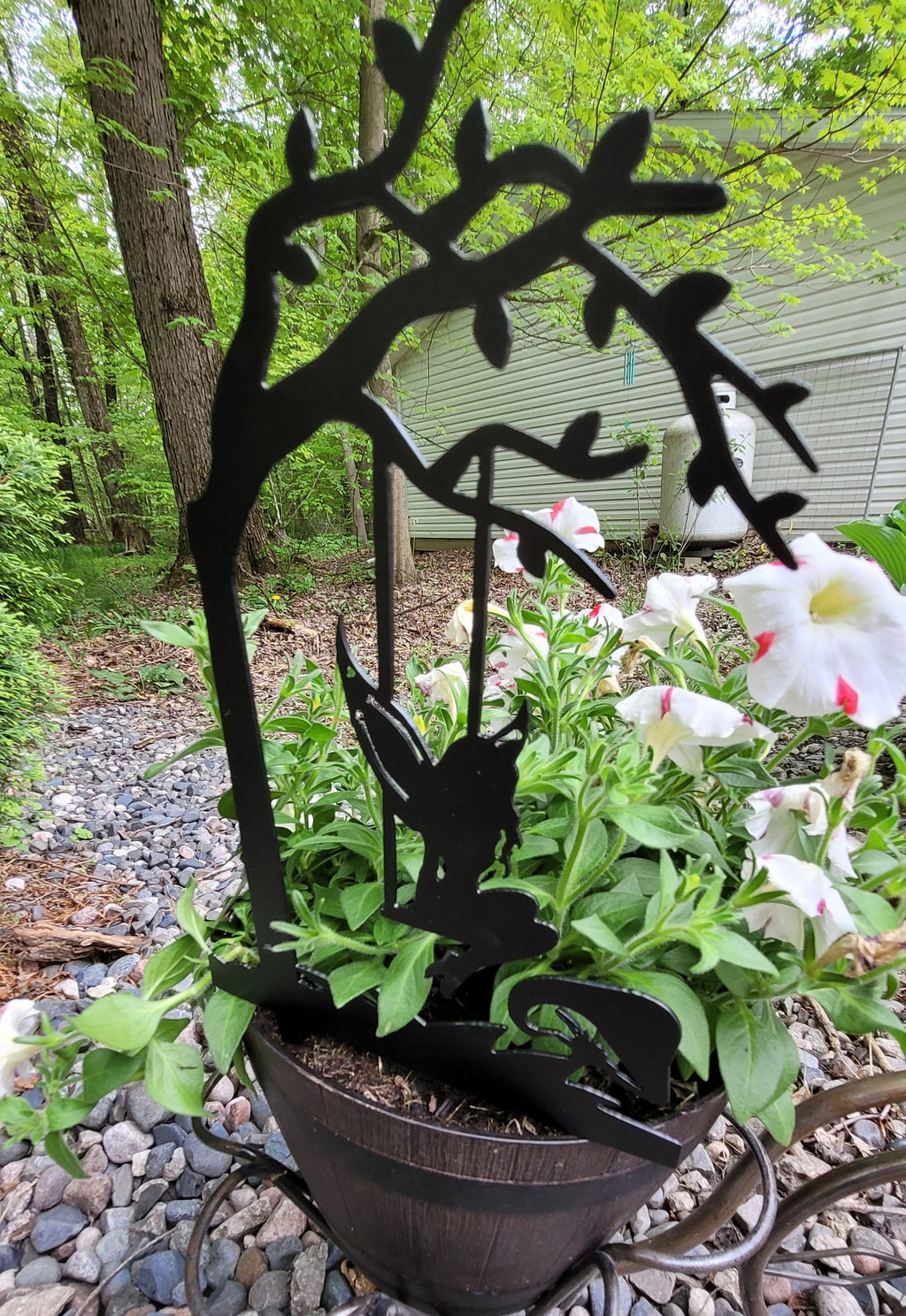 Garden Fairy Metal Garden Stake Metal Garden Stake — alternate angle