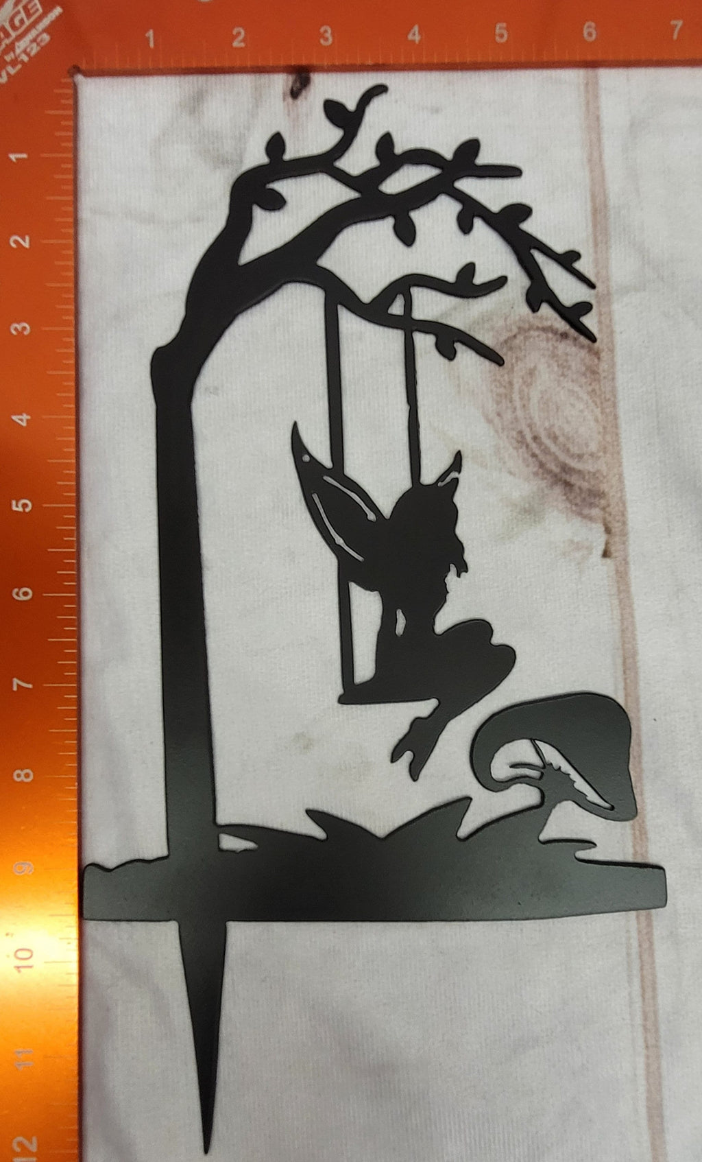 Garden Fairy Metal Garden Stake Metal Garden Stake — alternate angle