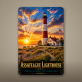 Assateague Lighthouse Metal Wall Art, Aluminum Sign, Chincoteague, Virginia Coastal Decor, Nautical Wall Hanging, Lighthouse Lover Gift