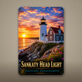 Sankaty Head Light Metal Wall Art, Aluminum Sign, Nantucket, Massachusetts Coastal Decor, Nautical Wall Hanging, Lighthouse Lover Gift