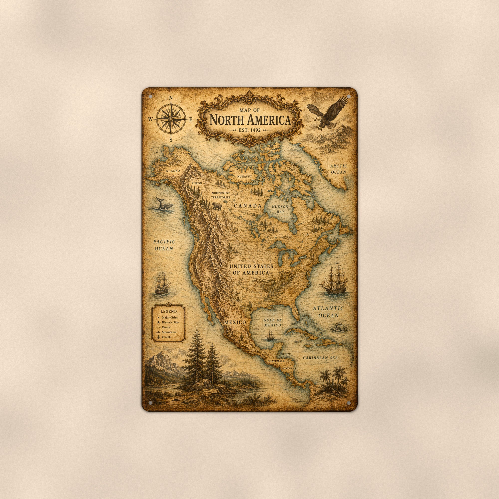 TKG aluminum sign - MAP-003-A - view 01 (2026-07-28 set)