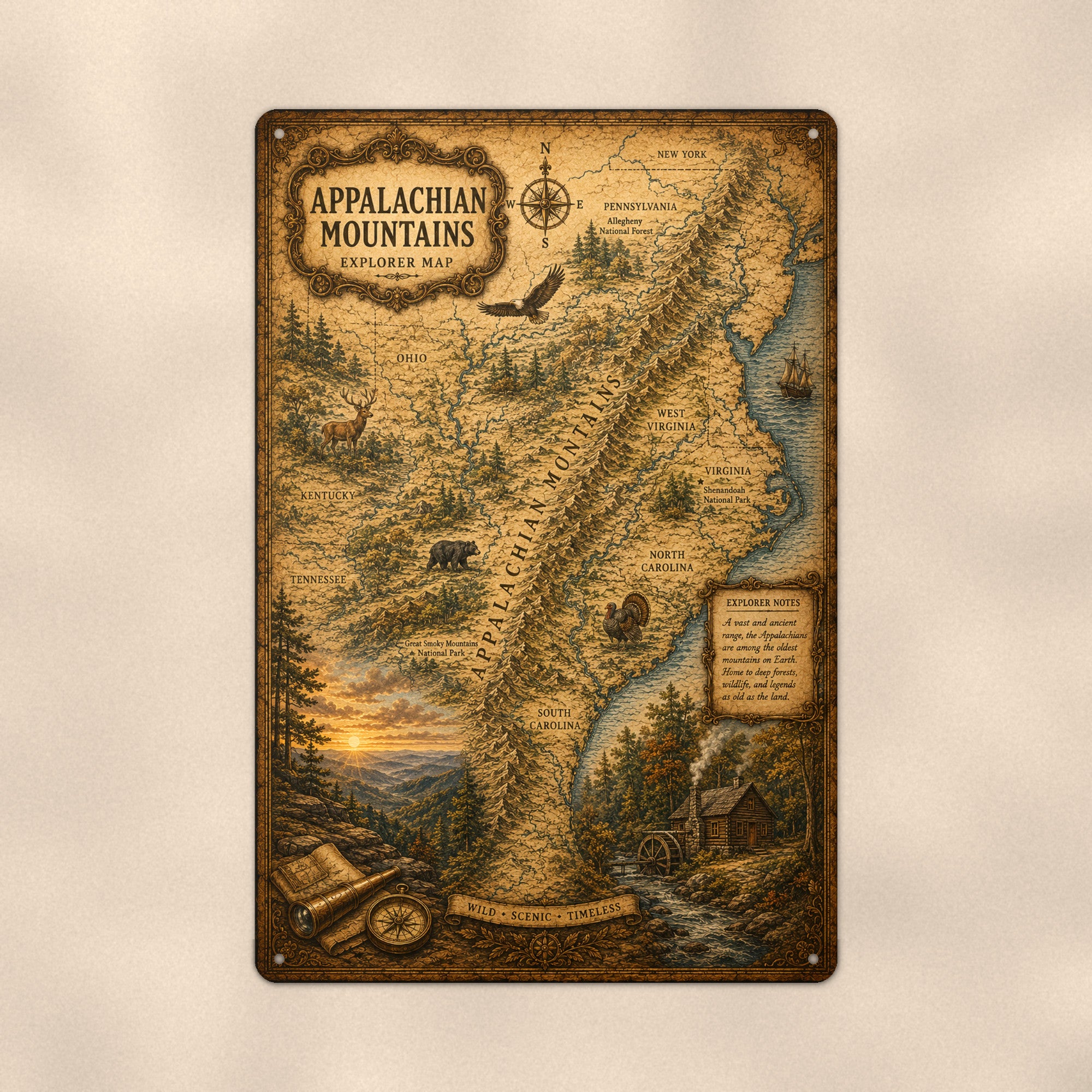 TKG aluminum sign - MAP-009-A - view 02 (2026-07-28 set)