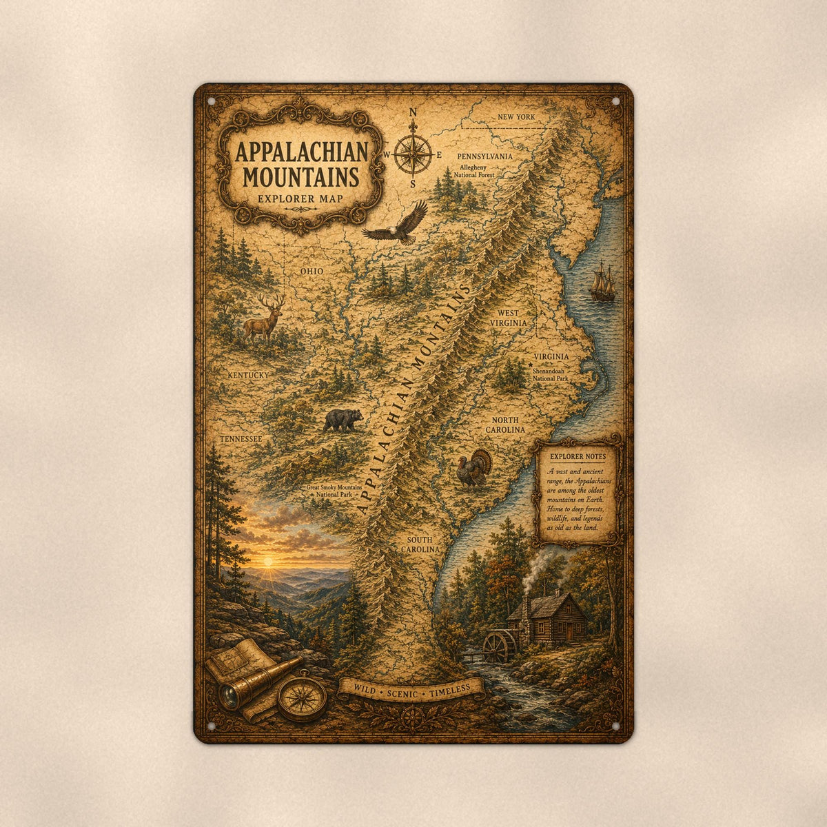 TKG aluminum sign - MAP-009-A - view 02 (2026-07-28 set)