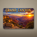 Grand Canyon National Park Sign, Mather Point, South Rim Metal Wall Art, Arizona Aluminum Vintage Travel Poster Gift