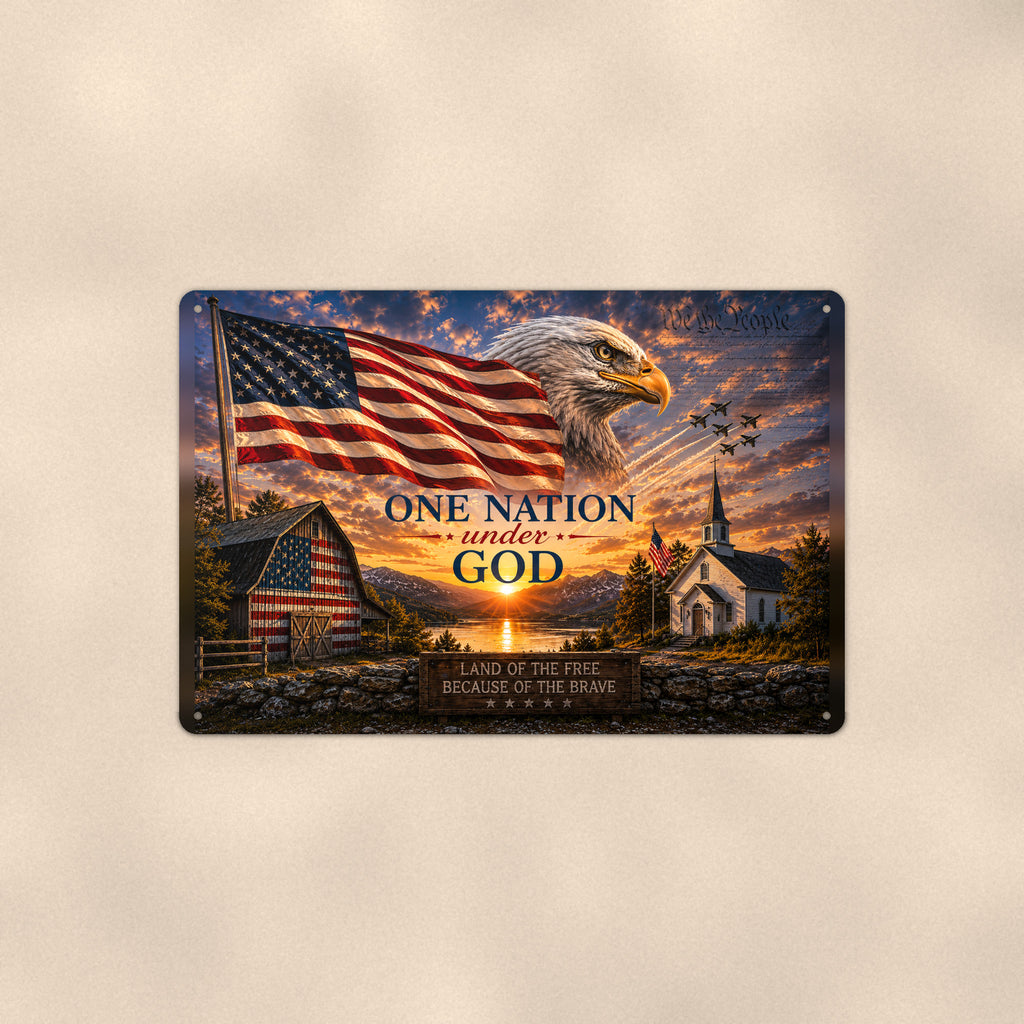 TKG aluminum sign - PAT-001-A - view 01 (2026-07-28 set)
