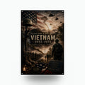 Vietnam 1955-1975 Patriotic Metal Sign Aluminum Sign — front view on white background