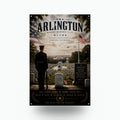 Arlington Where Heroes Rest Patriotic Metal S Aluminum Sign — front view on white background
