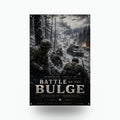 Battle of the Bulge Patriotic Metal Sign Aluminum Sign — front view on white background
